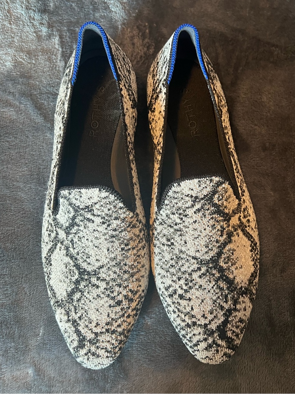 Rothy’s Almond Loafer Python 8.5